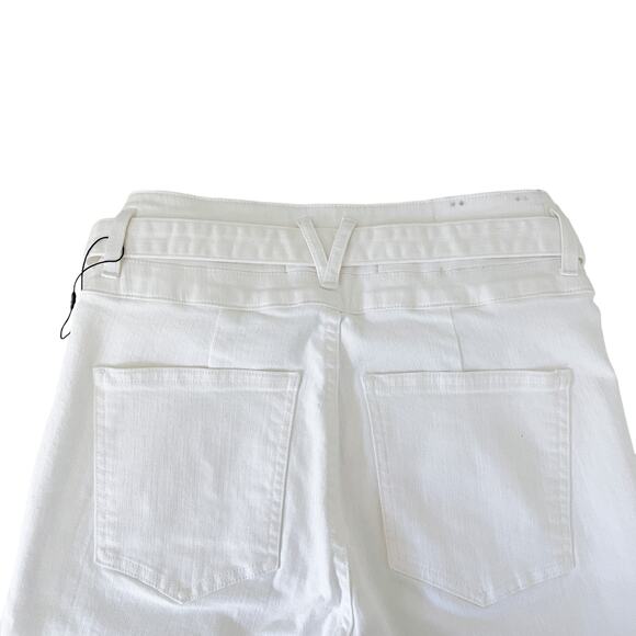 Veronica Beard Logan Slim Straight Jeans White - Picture 9 of 10